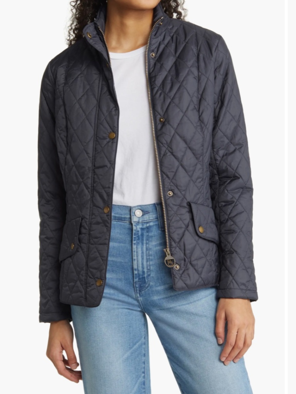 Barbour Flyweight Navy Quilted Jacket